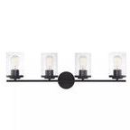 Product Image 1 for Marshall 
 Matte Black 4 Light Bath from Savoy House 
