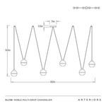 Product Image 7 for Noble Multi-Drop Chandelier from Arteriors