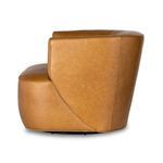 Product Image 14 for Mila Upholstered Ontario Camel Leather Swivel Chair from Four Hands