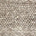 Product Image 1 for Handwoven Textured Taupe Pouf from Anaya Home