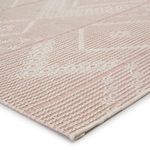 Product Image 1 for Shiloh Indoor / Outdoor Tribal Light Pink / Cream Area Rug from Jaipur 