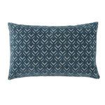 Product Image 1 for Colinet Trellis Blue/ Silver Lumbar Pillow from Jaipur 