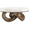 Product Image 1 for Trifoil Coffee Table, Bronze w/ Glass from Phillips Collection