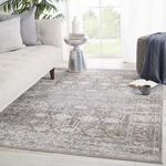 Product Image 1 for Valente Oriental Gray/ White Rug from Jaipur 