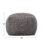 Product Image 3 for Haven Handwoven Pouf from Creative Co-Op
