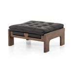 Product Image 10 for Halston Heirloom Black Top Grain Leather Ottoman from Four Hands