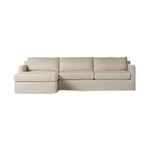 Product Image 4 for Hampton 2 Piece Slipcover Sectional from Four Hands