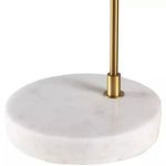 Hannity Marble and Brushed Brass Desk Lamp image 3