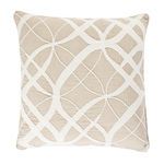 Product Image 1 for Mavise Cream/ White Geometric Throw Pillow 22 inch by Nikki Chu from Jaipur 