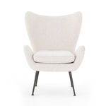 Front view focusing on the chair's wide backrest and thick seat cushion