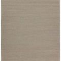 Full flat lay of Ryker modern solid light gray indoor/outdoor rug, 9 by 12 feet