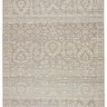 Ayres Hand-Knotted Floral Taupe/ Gray Rug image 1
