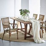 Product Image 3 for Piano Antique Rattan Dining Armchair from Sika Design
