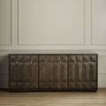 Product Image 20 for Kendall Dark Brown Oak Geometric Credenza from Currey & Company