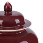 Product Image 2 for Oxblood Small Temple Jar from Currey & Company