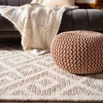 Product Image 1 for Rigel Natural Trellis Cream / Taupe Area Rug from Jaipur 