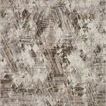 Austen Natural Mocha Rug with abstract geometric pattern in muted mocha and beige tones