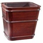 Product Image 1 for Classic Large Wastebasket In Mahogany from Selamat Designs