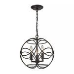 Product Image 1 for Chandette 3 Light Pendant In Oil Rubbed Bronze from Elk Lighting