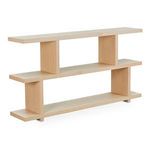Miri Small Shelf viewed from a diagonal angle showing shelf depth and wood grain texture