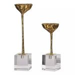 Product Image 1 for Uttermost American Lotus Pod Gold Sculptures S/2 from Uttermost