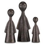 Product Image 1 for Ganav Bronze Figure, Set of 3 from Currey & Company