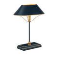 Daphne Table Lamp with smaller base and shade viewed at slight right angle on white background