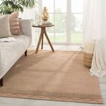 Product Image 1 for Curran Natural Border Pink / Tan Area Rug from Jaipur 