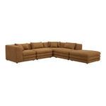 Lowtide Dream Modular Sectional shown at a three-quarter angle with cushions arranged