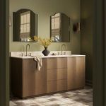 Product Image 4 for Brookhurst Satin Oak Veneer Double Vanity from Four Hands