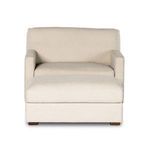Product Image 4 for Andrus Cream Fabric Chair & A Half with Ottoman from Four Hands