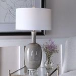 Product Image 1 for Uttermost Leanna Gray Crackle Table Lamp from Uttermost