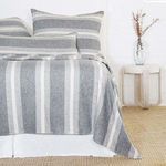 Product Image 1 for Alpine Twin Cotton Blanket - Grey /  Ivory from Pom Pom at Home