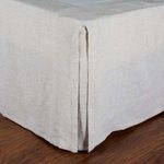 Product Image 2 for Pleated Flax Linen King Bed Skirt from Pom Pom at Home