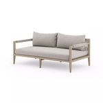 Sherwood Wooden Outdoor Sofa, Washed Brown image 1