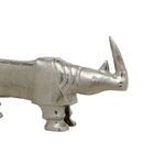 Product Image 1 for Silver Rhino Sculpture from Moe's