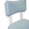 Product Image 3 for Bow Back Upholstered Dining Chair In Matte White Lacquer from Worlds Away