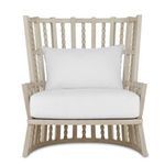 Product Image 1 for Norene Gray Muslin Wing Chair from Currey & Company