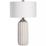 Product Image 1 for Azariah White Crackle Table Lamp from Uttermost