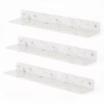 Product Image 1 for Lowry Wall Shelf, Set Of 3 White Terrazz from Four Hands