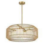 Product Image 3 for Pastis 4-Light Pendant in Warm Brass from Savoy House 