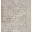 Lourdes Trellis rug in gray, cream with taupe tones and a subtle distressed mosaic trellis pattern
