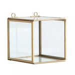 Product Image 1 for Glass Shadow Box W/ Brass Frame from Scout & Nimble
