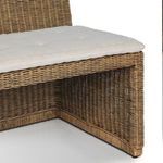 Woven rattan texture showing the detail of natural color shading