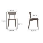Product Image 9 for Kent Outdoor Dining Chair, Set of 2 from Moe's