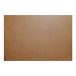 Close-up of caramel top-grain leather upholstery texture on chair seat