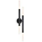 Cass Sconce showing rotated arms positioned parallel in vertical orientation