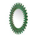 Product Image 11 for Glasdele Emerald Round Mirror from Currey & Company