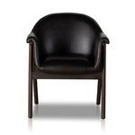 Product Image 3 for Sora Black Leather Dining Armchair from Four Hands