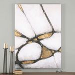 Product Image 1 for Uttermost Abstract Art In Gold And Black from Uttermost